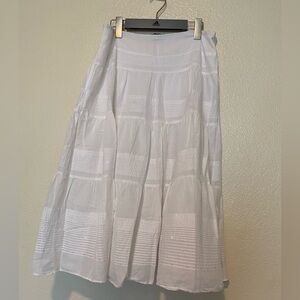 Alfani White A-Line Skirt